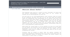 Desktop Screenshot of negativbewertungen.jkirchner.net